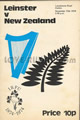 Leinster v New Zealand 1974 rugby  Programmes